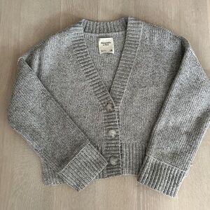 Abercrombie & Fitch Gray Women's Cardigan Sweater